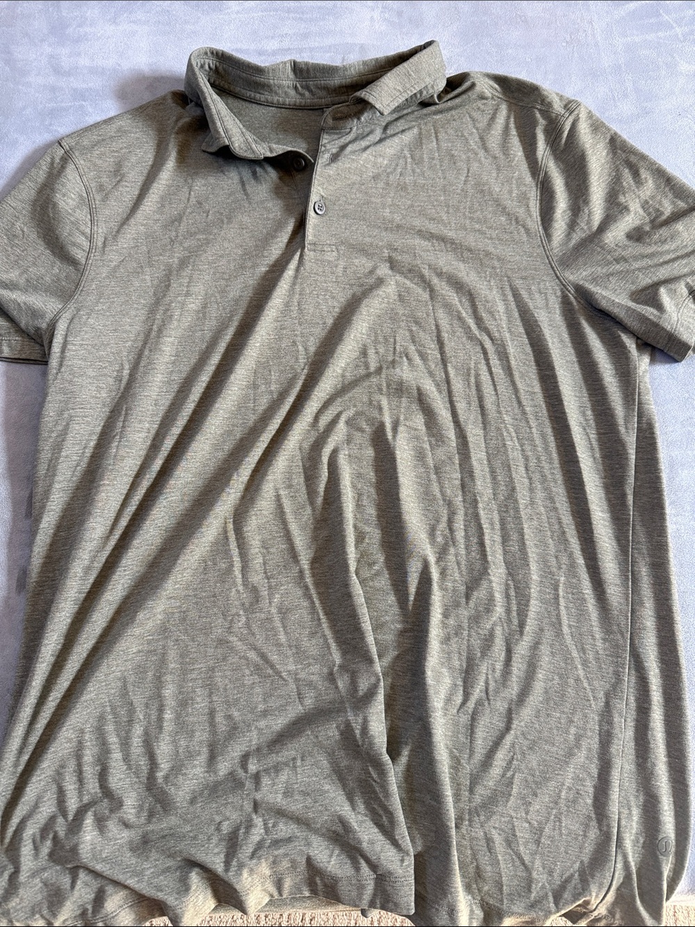 lululemon athletica Men's Heather Olive Polo